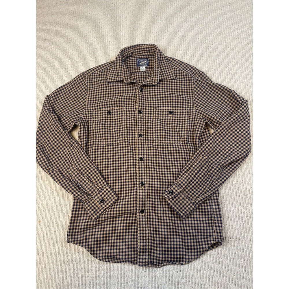 J.Crew New York Sportsman's Outfitter Mens Small Slim Checked  Shirt